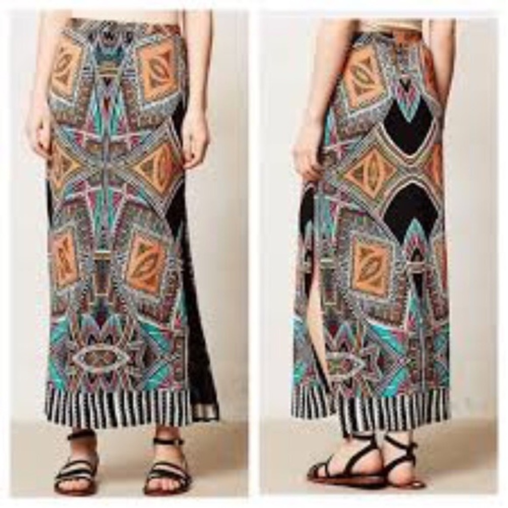 Anthropologie Maeve Moorea Maxi Skirt